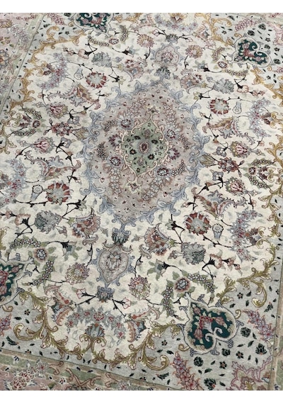 El Dokuma İpek Yün İran Tebriz Halı 210x150cm 002 Teşhir Ürün