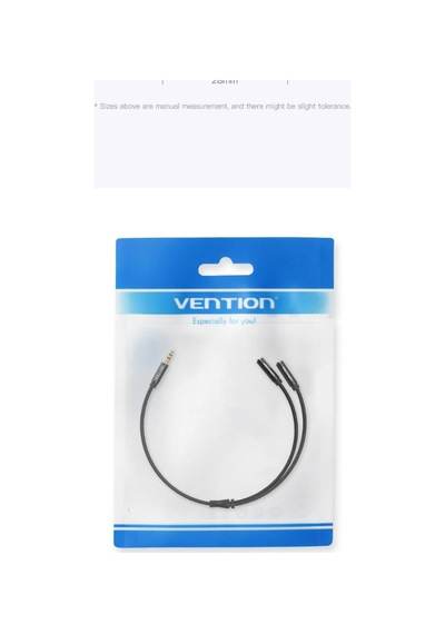 vention Stereo Aux Kulaklık Çoklayıcı 2'Li Ses Çoklayıcı