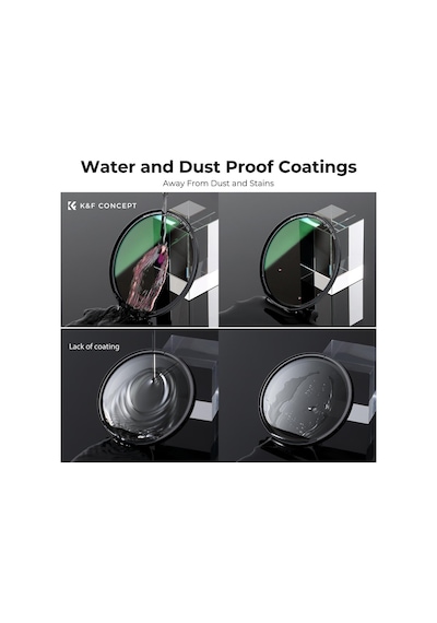 K&F Nano-X MRC ND1000 77 MM Magnetic Filtre Set - Nd1000 + Cpl + Uv + Çanta