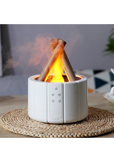 Çeşithane 3d Alev Efektli Aroma Difüzör 250ml Led Işıklı Ultrasonik Hava Nemlendirici