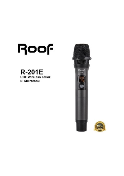 Roof R-201e Uhf Wireless Telsiz El Mikrofonu