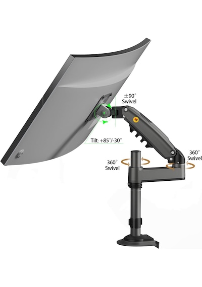 North Bayou NB H100 Amortisörlü Tek Kol Monitör Standı