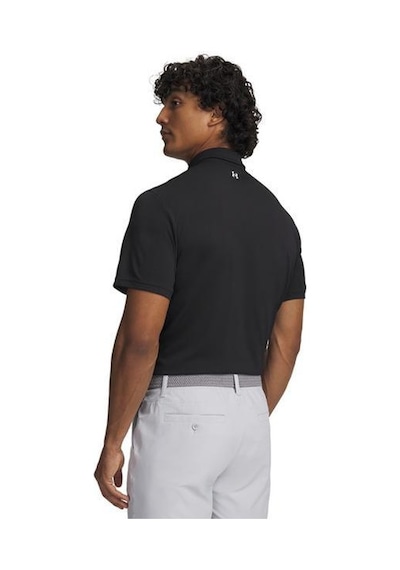 Under Armour T2g Pique Erkek Siyah Polo Yaka Tişört Siyah