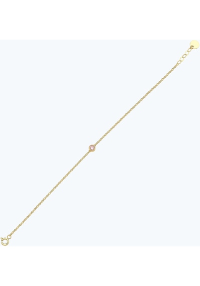 Altınbaş Pembe Taşlı Altın Bileklik Blıntgk020-25295 Sarı Altın