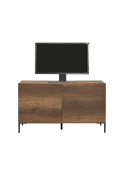 Roma 2 Kapaklı Modüler Tv Ünitesi - Koyu Ceviz Oslo Ceviz 120x70x43 Cm Gxyxd