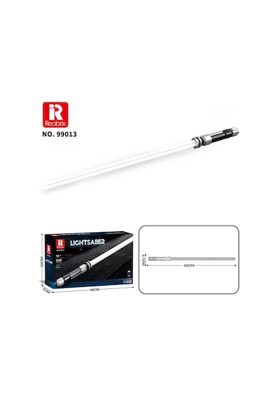 Reobrix 99013 Işın Kılıcı Beyaz Yaratıcı Yapı Blok Seti Building Blocks Lightsaber - 606 Parça