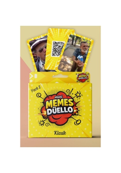 Mini Memes Düello Klasik Deste 2 Kart Oyunu Eğlenceli Party Oyunu