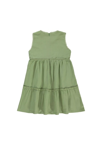 Civil Girls Natural 6-9 Yaş Elbise Çağla Yeşili