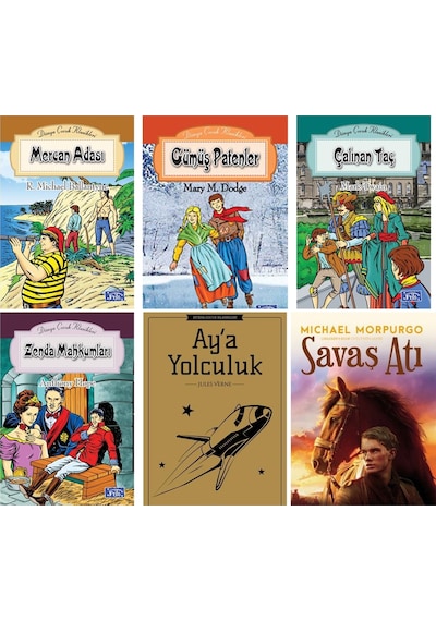 Parıltı Yayınları Mercan Adası Gümüş Patenler Çalınan Taç Ve Tudem Savaş Atı Seti