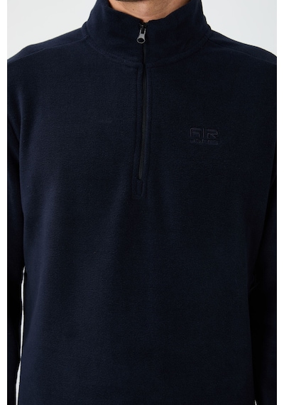 Air Jones Tommy Life River Lacivert Dik Yaka Erkek Polar Sweatshirt - 88310 Lacivert