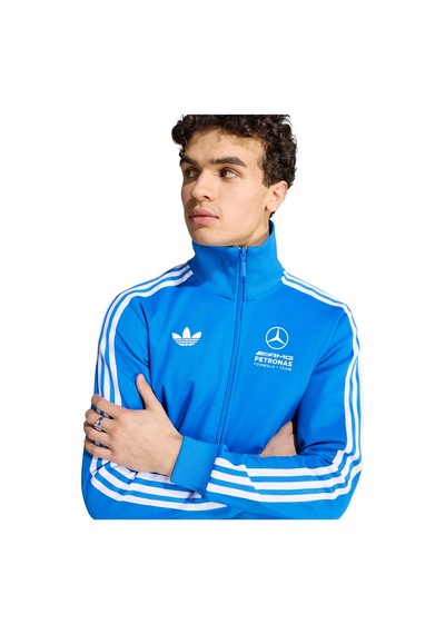 Adidas Erkek Ceket "mercedes - Amg Petronas Formula 1 Team Blue Wonder Track Top" Kt5128 Mavi