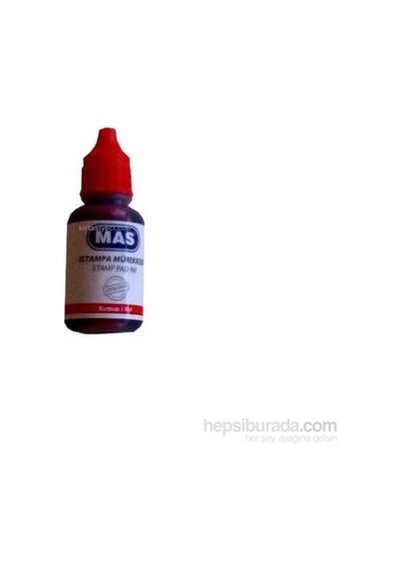 464 Istampa Mürekkebi Kırmızı 20 Ml 10'lu Kırmızı