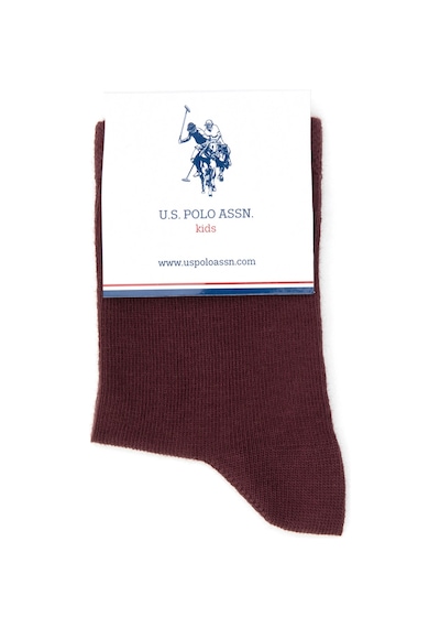 U.s. Polo Assn. Erkek Çocuk Plum Çorap Soket 50318041-vr177 New Plum