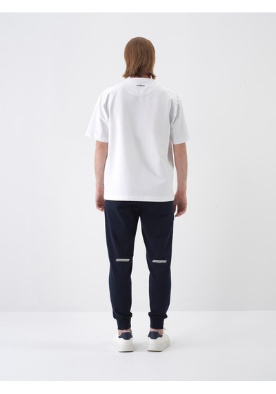 Xint Lacivert Pamuk Dokulu Regular Fit Sweat Pantolon 380207