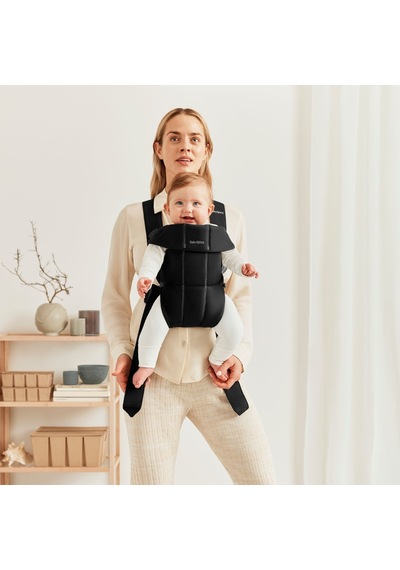 Babybjörn 2'li Set Kanguru Mini Woven & Bliss Ana Kucağı Black