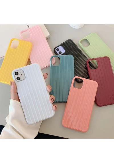 Ally Apple iPhone Uyumlu 11 6.1 İnch Trunk Lines İnce Soft Silikon Kılıf- 5775 Siyah