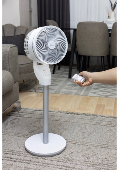 Zilan Zln1016 Ayaklı Vantilatör 3 Kademe Hız Ayarlı Kumandalı 10" Hava Dolaşımlı Vantilatör