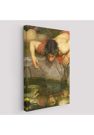 Es10 HG Yankı ve Nergis Ayrıntı Tablosu, John William Waterhouse-6096 (50 x 70)