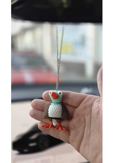 Tavuk Oto Dikiz Aynası Süsü