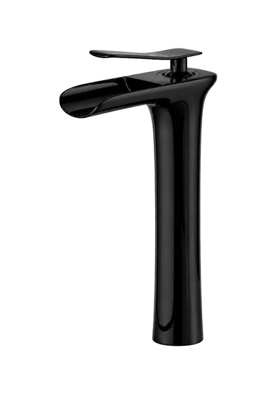 Edge Uzun Lavabo Bataryası Mat Sıyah Siyah