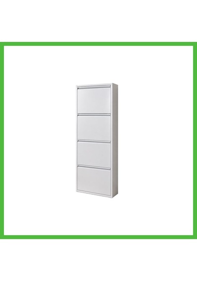 Vaveni Kaser 9003 Beyaz 4lu Kılıtlı Metal Ayakkabılık Arz Vaveni Kaser 9003 Beyaz 4lu Kılıtlı Metal Ayakkabılık Arz