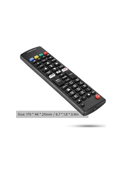 Için Evrensel Tv Uzaktan Kumanda Abs Yüksek Hassasiyetli Uzun Mesafe Akıllı Uzaktan Kumanda Yedek Akb75095315