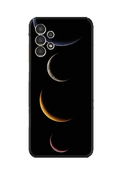 Samsung Samsung Galaxy Uyumlu A54 Kılıf Resimli Desenli Silikon Platinium Series Gezegenler 1901