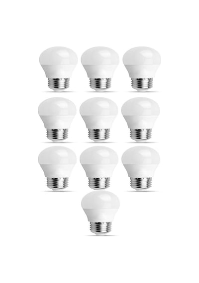 Şahnet 6w E27 Mini Top Ampul 3000k Sarı Işık 10 Adet Minik Avize Lambası