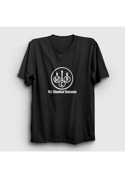 Presmono Unisex Mcr My Chemical Romance T-shirt Siyah