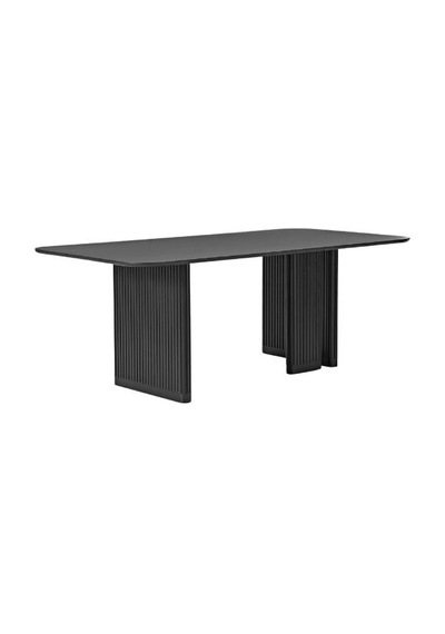 Nomada Ahşap Yemek Masası 95x180 Siyah