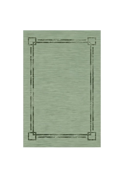 Kartela Halı Seno Halı Kaymaz Taban Makinede Yıkanabilir Halı Adaçayı Yeşili - 200 X 300 Cm