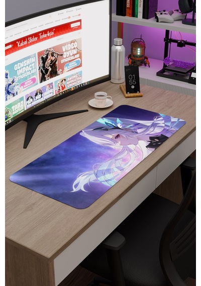 Skirk Genshin Impact Anime Gacha V4 - 70x30 Xl Gaming Mouse Pad Fare Altlığı