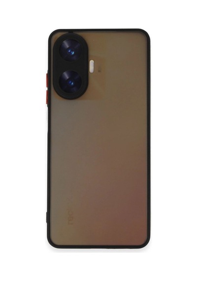 Realme C55 Kılıf Montreal Silikon Kapak - Siyah