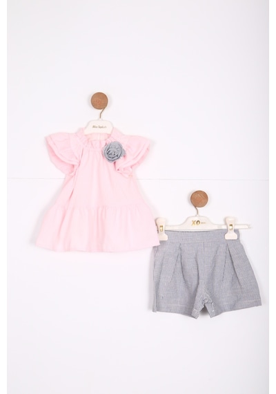 Xo Kids Kız Çocuk Elbise 1-5 Yaş 3551 Pembe