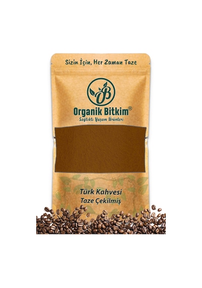 Organik Bitkim Taze Öğütülmüş Türk Kahvesi 150 G