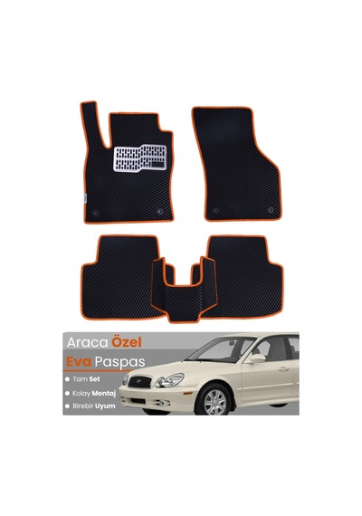 Hyundai Sonata 1998-2005 Uyumlu Eva Paspas Tam Set Araca Özel,kolay Montaj,su Geçirmez 458