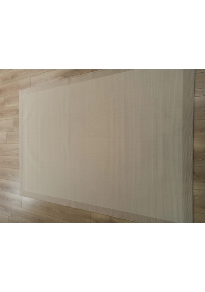 Çam Halı Sisal 9327 Bej / Krem Bordürlü Jüt Sisal Kilim - 100x200
