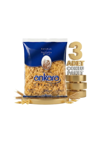 Ankara Fiyonk Makarna 3x500 Gr