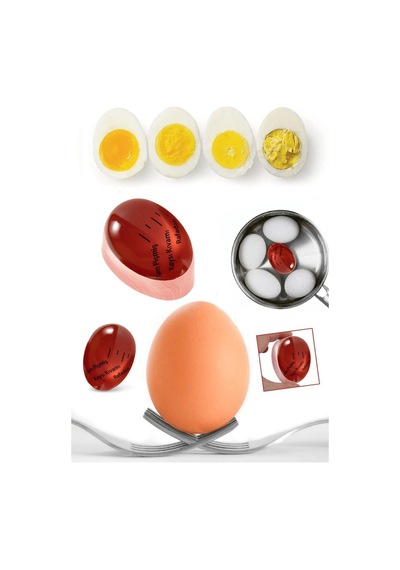Aveo 1 Adet Yumurta Haşlama Ve Pişirme Aparatı Zamanlayıcı Dublör Yumurta Egg Timer - 524496213