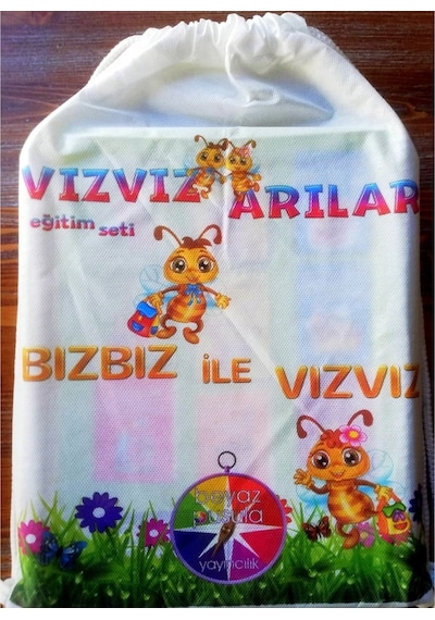 Beyaz Pusula 3 - 4 Yaş Vızvız Arılar Eğitim Seti 9 Kitap N11.2670