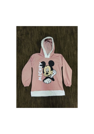 Çello Mello Gez Boy Kız Kapşonlu Sweatshirt Gül Kurusu Gül Kurusu