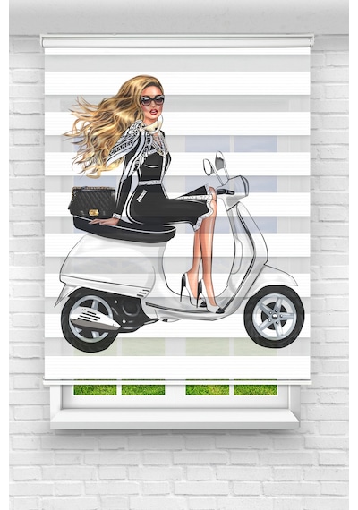 Perdeoutlet38 Baskılı Renkli Motosikletli Kız1 Dijital Baskılı Zebra Perde-cocuk Odası-stor Perde Çok Renkli Perdeoutlet38 Baskılı Renkli Motosikletli Kız1 Dijital Baskılı Zebra Perde-cocuk Odası-stor Perde Çok Renkli