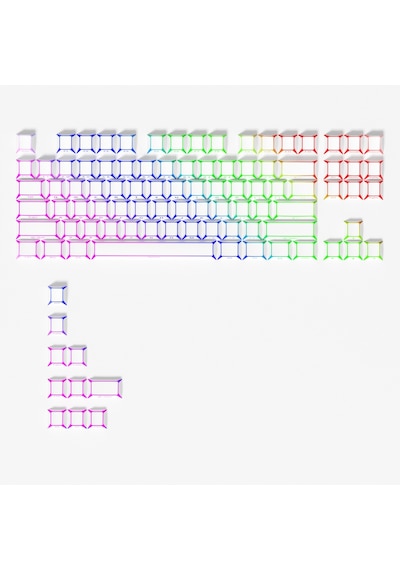 Folding Shadow Mekanik Rgb Klavye Pbt Tuş Seti
