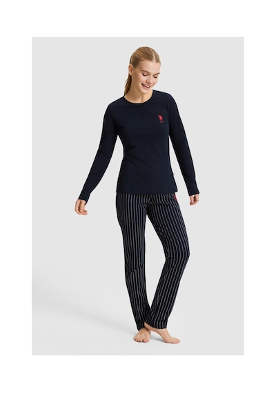 U.S. Polo Assn. Kadın Lacivert Pijama Takımı 50333657-vr033