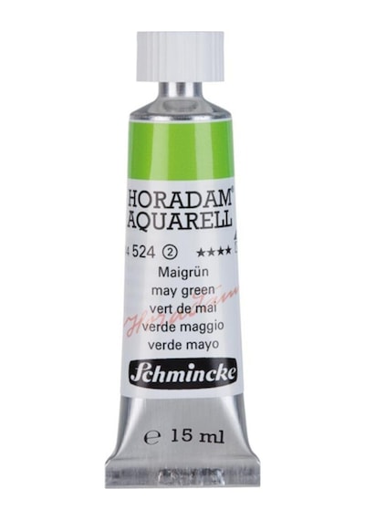 Schmincke : Horadam Aquarell Artist Sulu Boya : 15 Ml Tüp : Seri 2 524 May Green