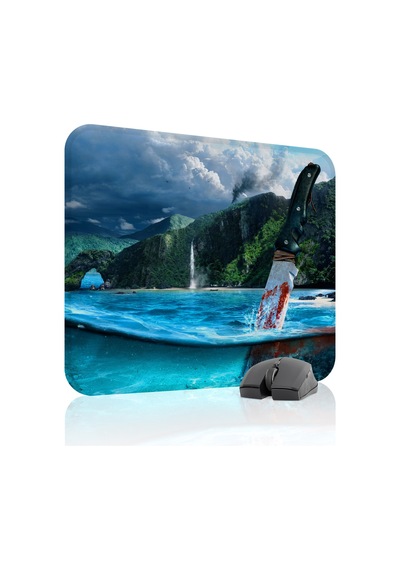 Far Cry Kaymaz Dikişli Kauçuk Oyuncu Mousepad V5 - 48x40 Xl Gaming Mouse Pad Fare Altlığı