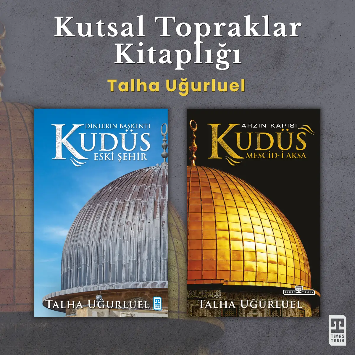Kudüs - Kutsal Topraklar Seti 2 Kitap - Talha Uğurluel