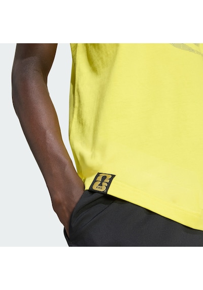 Adidas Jz8923 Bra Olp Tee Erkek Fıfa Dünya Kupası 26 Brezilya Tişörtü Sarı