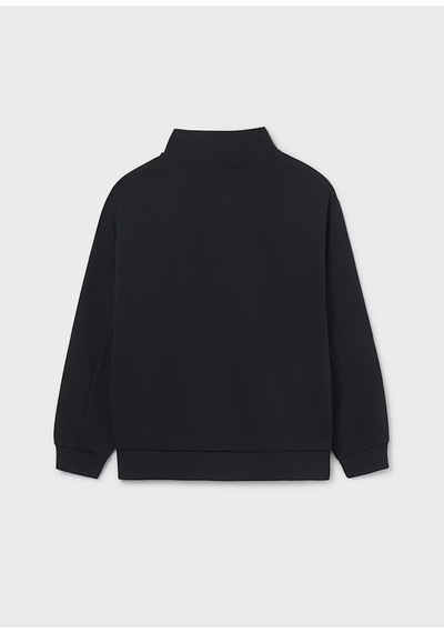 Mayoral Erkek Çocuk Fermuarlı Sweatshirt 7420 Siyah