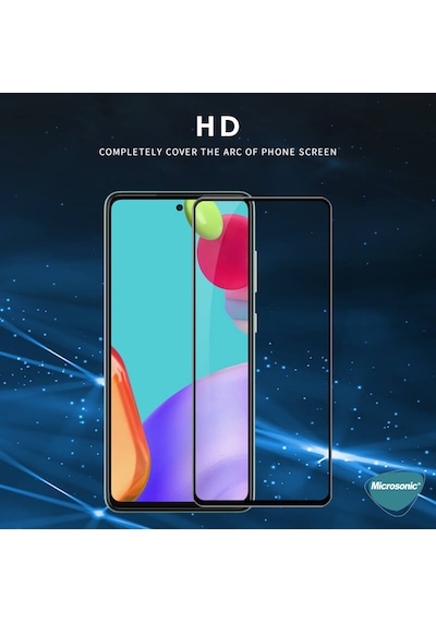 Microsonic Samsung Galaxy Uyumlu A56 Tam Kaplayan Temperli Cam Ekran Koruyucu